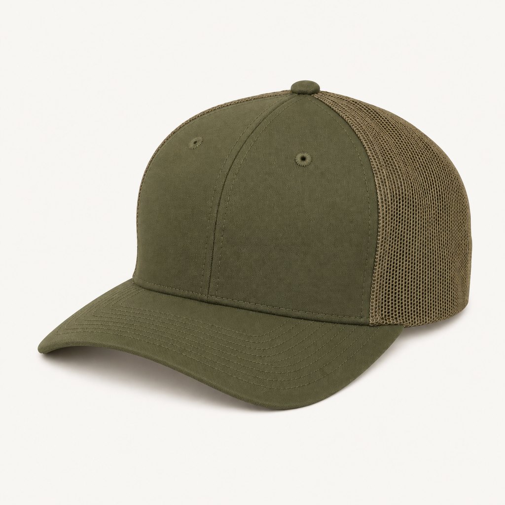 Richardson 112 trucker blank in olive